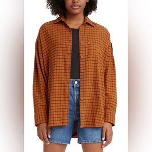 NEW Women’s Levi’s Kenna Cotton Menswear Shirt